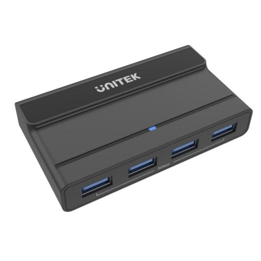 Switch KVM UNITEK H1310A 2 Portas USB-C Hub USB 3.2 Preto ABS
