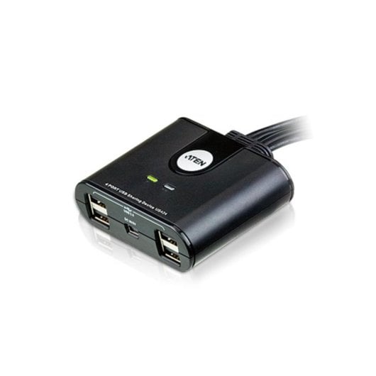 Switch USB ATEN 4 ports USB 2.0 US424 bouton de sélection séparation des périphériques