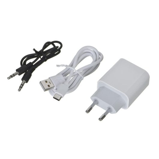 Lampada Activejet AJE-SOLO RGB LED Bluetooth HiFi Caricatore Wireless Bianco