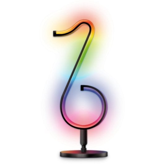 Lampada decorativa Activejet Melody RGB musicale LED 58 luci Bluetooth nero