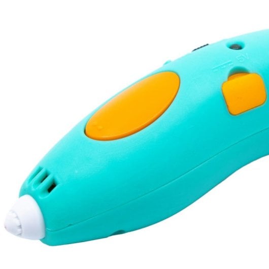 Caneta 3D Creative Toys 3Doodler Start Plus ECO 147 Peças USB Turquesa