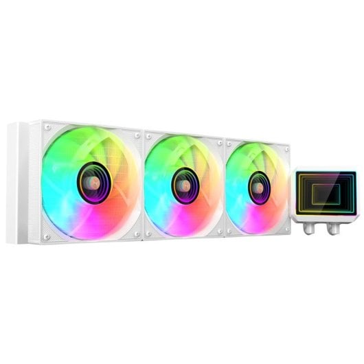 Mars Gaming ML-two360 Flüssigkeitskühlung AIO 600 W TDP 3x ARGB-Lüfter 4. Generation Pumpe Weiß