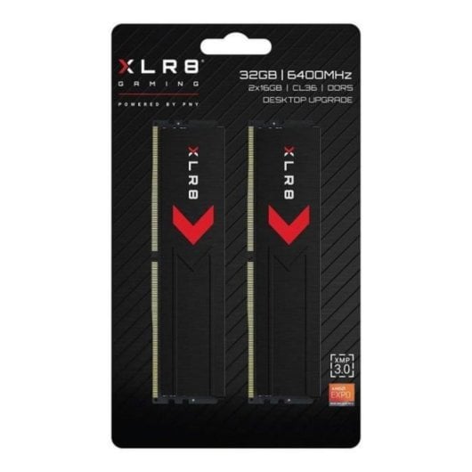 Mémoire RAM PNY XLR8 Gaming MD32GK2D5640036XR 32GB 2x16GB DDR5 6400MHz CL36 XMP