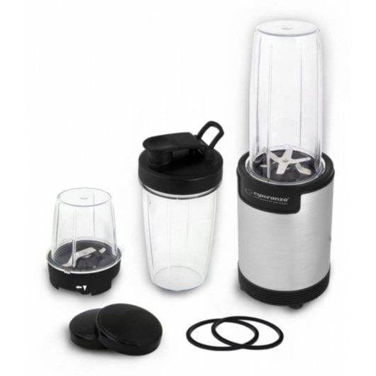 Batidora de vaso Esperanza EKM030 900 W Acero inoxidable 1 L Negra