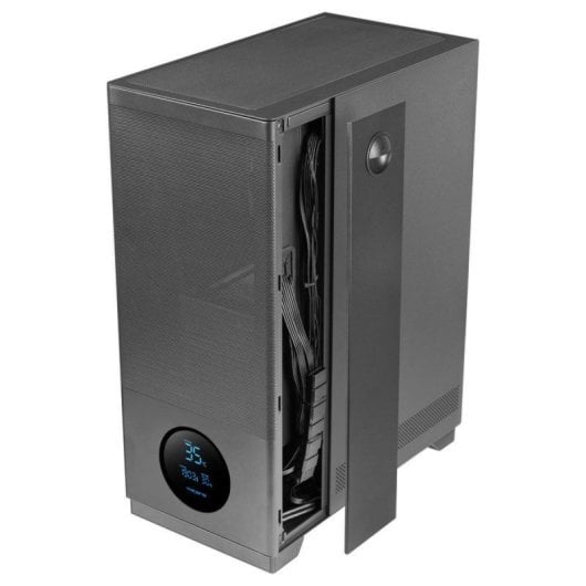 PC-Gehäuse Tacens Sagitta20 LED-Panel 3x 120-mm-Lüfter Tempered Glass ATX Schwarz