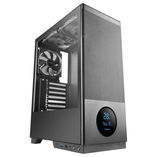 PC-Gehäuse Tacens Sagitta20 LED-Panel 3x 120-mm-Lüfter Tempered Glass ATX Schwarz