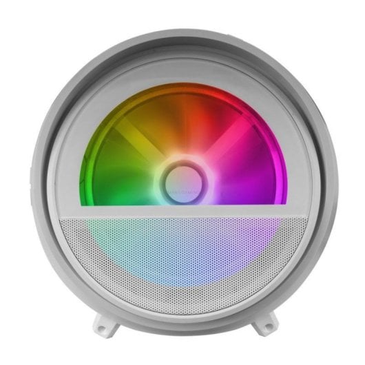 Boîtier Gaming Mars Gaming MC-CYLON Mini-tour Blanc RGB MicroATX Verre Trempé