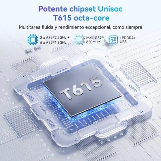 Tablet KINGRID W90 11" 256GB 4G 8000mAh Android 15 Cinzenta