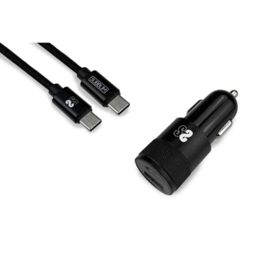 Chargeur voiture Subblim SUBCHG-5CPD11 USB-C PD 20W QC3.0 USB-A câble Lightning