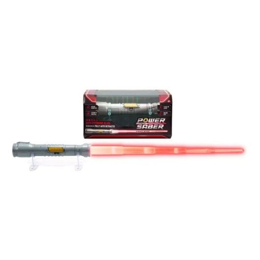 Sable láser Goliath Goliatch POP CULTURE Power Saber Rojo 90 cm Efectos LED