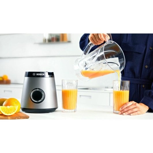 Batidora de vaso Bosch Serie 4 MMB6141S 1,5L 1200W función impulso picahielos