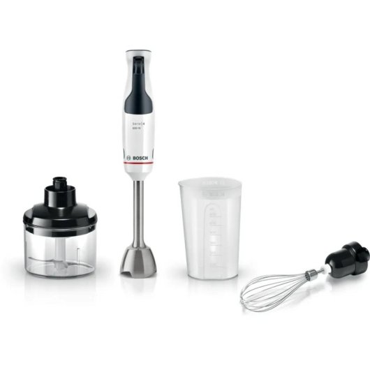 Batidora de inmersión Bosch Serie 4 MSM4W221 600W vaso 0,6L acero/plástico