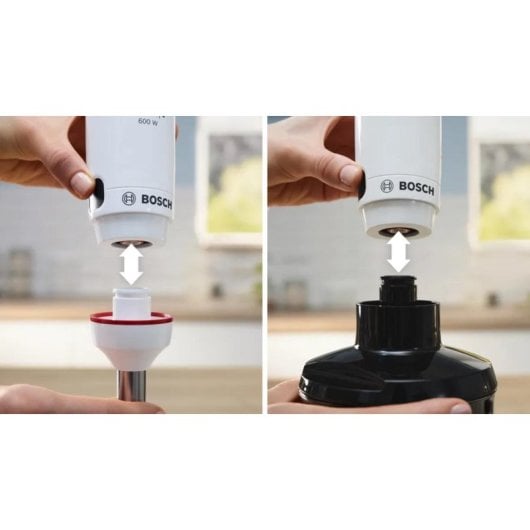 Batidora de inmersión Bosch Serie 4 MSM4W221 600W vaso 0,6L acero/plástico
