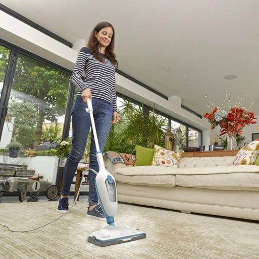 Scopa a vapore Black & Decker FSMH13E5 1300W cavo 4,8m pavimenti duri