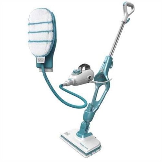 Fregona a vapore Black & Decker 9IN1 1300W 0,5L Cavo 6m Turquoise White