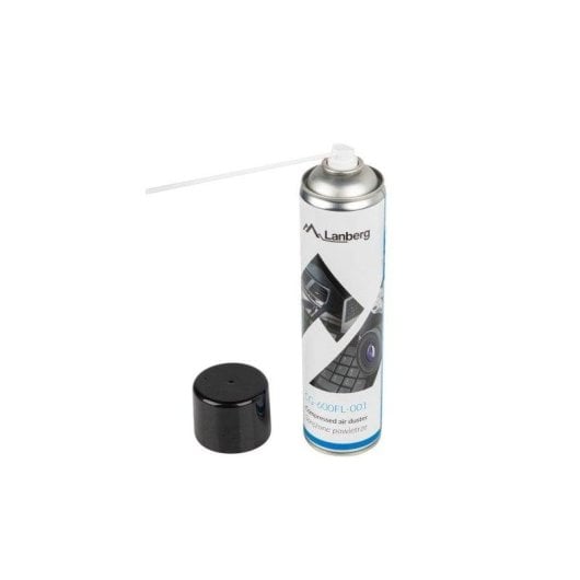 Lanberg CG-600FL-001 Druckluftreiniger 600 ml Schwarz/Blau/Weiß