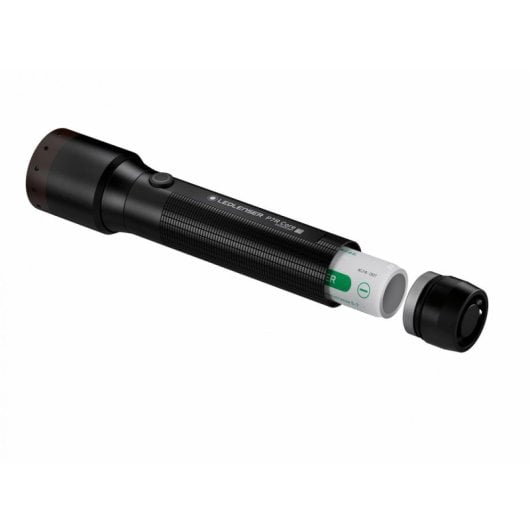 Taschenlampe Ledlenser P7R Core 1400 lm Aluminium IP68 LED Akku Schwarz