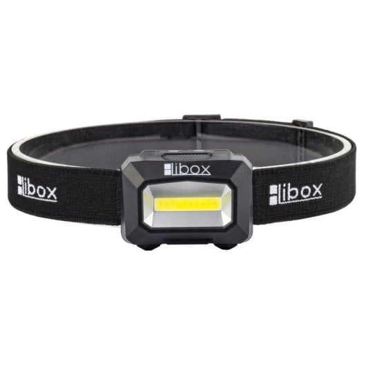 Stirnlampe Libox LB0107 Schwarz LED 3W USB-Li-Ion 1200mAh stoßfest