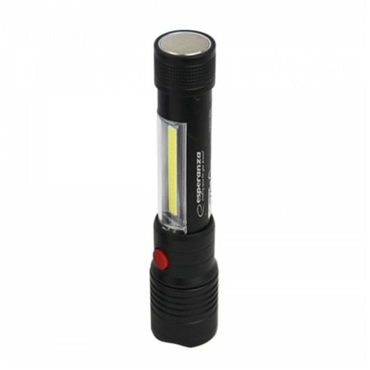Taschenlampe Esperanza Apate Schwarz LED 2 Lampen 3 W Wasserdicht Zoom