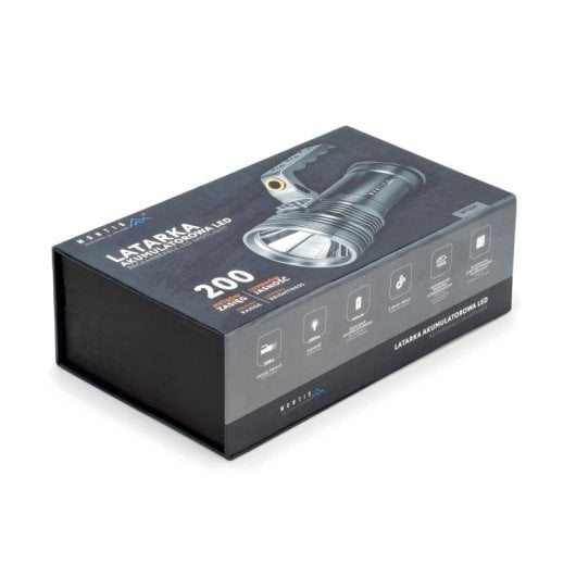 Handlampe Media-Tech Montis MT154 LED 5 W Aluminium Grau 4000 mAh Lithium-Ionen
