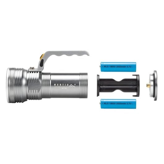 Handlampe Media-Tech Montis MT154 LED 5 W Aluminium Grau 4000 mAh Lithium-Ionen