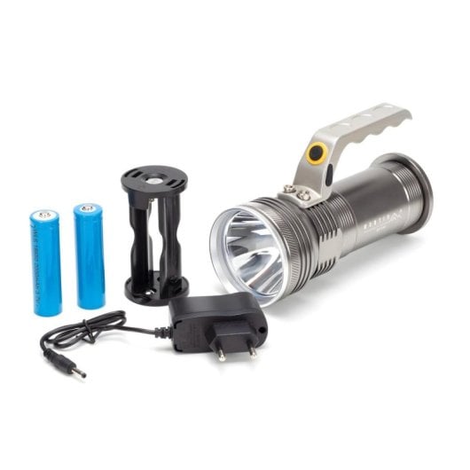 Handlampe Media-Tech Montis MT154 LED 5 W Aluminium Grau 4000 mAh Lithium-Ionen