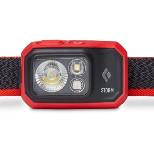 Stirnlampe Black Diamond Storm 450 IP67 450 lm Schwarz Rot 3xAAA