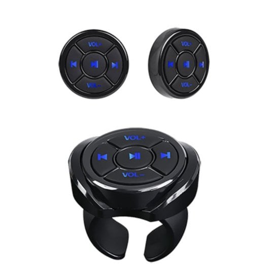 Control remoto Bluetooth Roline para smartphone, botones retroiluminados, negro