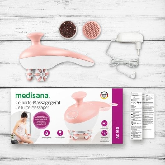 Massaggiatore Medisana AC 950 Wireless a Rulli Rose Gold 2 Livelli
