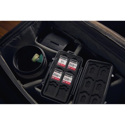 Tarjeta de memoria Kingston Canvas React Plus 512GB SDXC UHS-II V60 280MB/s