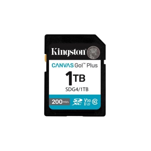 Tarjeta SD Kingston Canvas Go! Plus 1TB SDXC 200MB/s UHS-I U3 V30