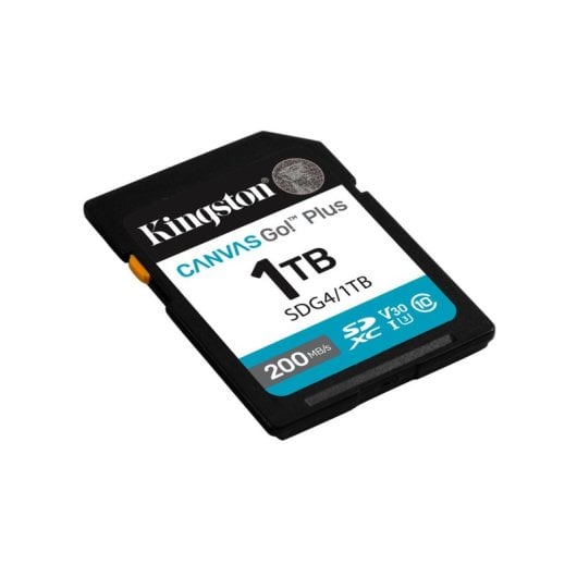Tarjeta SD Kingston Canvas Go! Plus 1TB SDXC 200MB/s UHS-I U3 V30