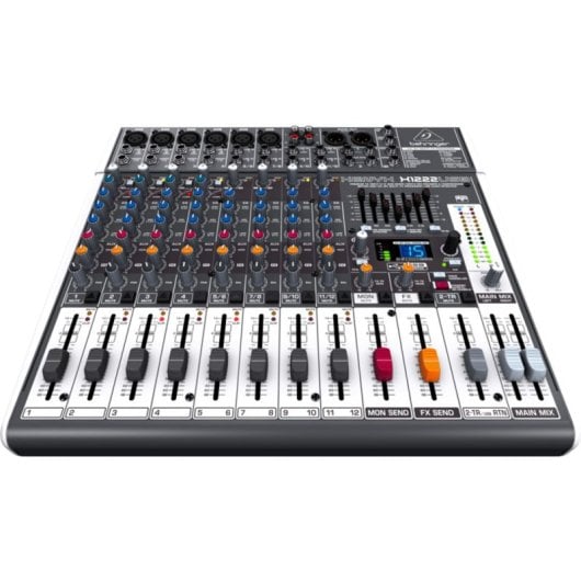 Mixer Behringer X1222USB 4 canali 24 bit USB EQ 3 bande XLR