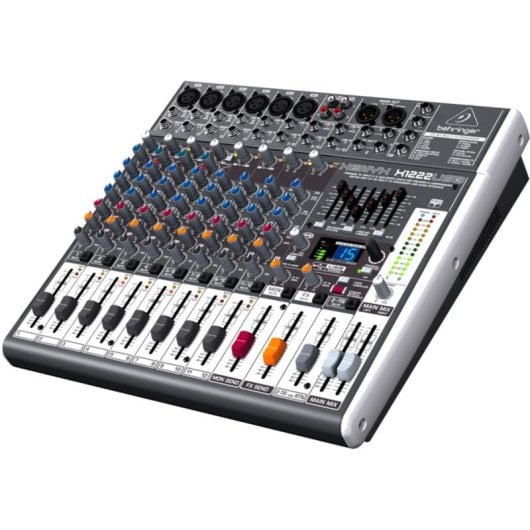 Mixer Behringer X1222USB 4 canali 24 bit USB EQ 3 bande XLR
