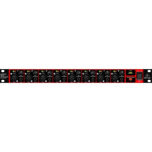Convertisseur audio Behringer ULTRAGAIN DIGITAL ADA8200 8 canaux montage rack 24 bits