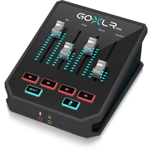 Mesa de Mistura TC-Helicon GO XLR Mini 24bit 48kHz Phantom Power