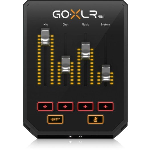 Mesa de Mistura TC-Helicon GO XLR Mini 24bit 48kHz Phantom Power