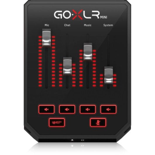Mesa de Mistura TC-Helicon GO XLR Mini 24bit 48kHz Phantom Power