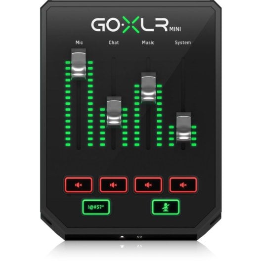 Mesa de Mistura TC-Helicon GO XLR Mini 24bit 48kHz Phantom Power