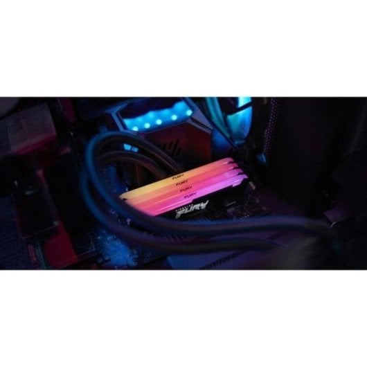 Memoria RAM Kingston FURY Beast RGB 32GB 2x16GB DDR4 3600MHz CL18 Intel XMP Schwarz