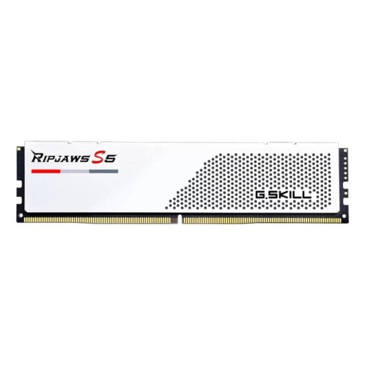 Memoria RAM G.Skill Ripjaws S5 F5-5200J4040A48GX2-RS5W 96GB 2x48GB DDR5 5200MHz CL40 Intel XMP Disipador Blanco