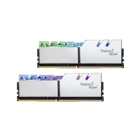 Memoria RAM G.Skill Trident Z Royal F4-3600C18D-32GTRS 32GB 2x16GB DDR4 3600MHz CL18 RGB XMP Argento