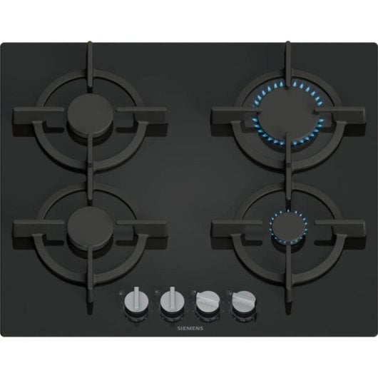 Placa de gas Siemens iQ500 EP6A6PI10 4 zonas cristal templado negro 59 cm