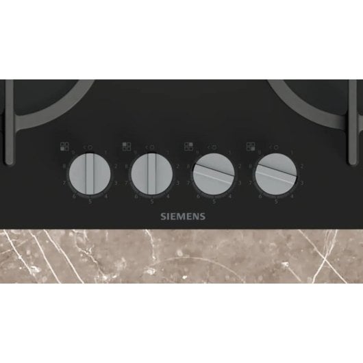 Placa de gas Siemens iQ500 EP6A6PI10 4 zonas cristal templado negro 59 cm