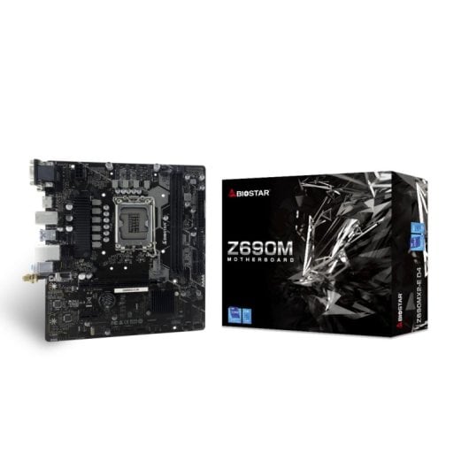 Motherboard Biostar Z690MX2-E D4 Z690 LGA1700 DDR4 micro ATX 2.5GbE RAID