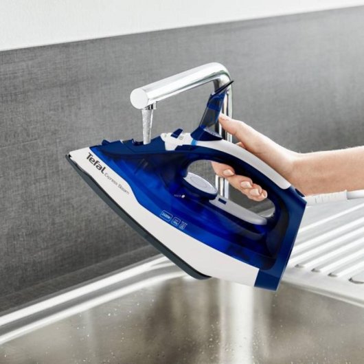 Fer à repasser Tefal FV2838 Semelle Cerilium 2400W Bleu/Blanc