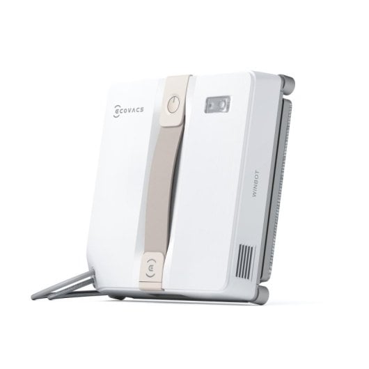Robot Lavavetri Ecovacs WINBOT MINI aspirazione batteria compatto 63 dB beige bianco