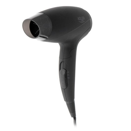Asciugacapelli Adler AD 2266 1400W Nero Manico Pieghevole Cavo 1,82m