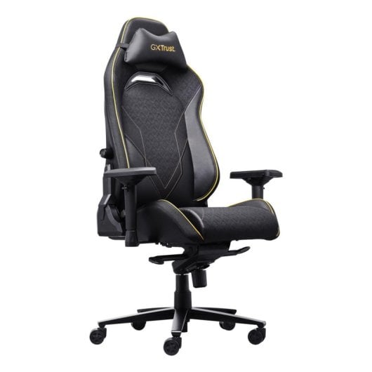 Chaise gaming Trust GXT 721 Ruya Pro base aluminium accoudoirs 4D tissu respirant