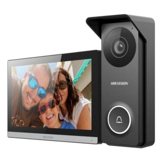 Videoportero WiFi Hikvision DS-KIS313-P Pantalla 7" HD 117° Visión Nocturna